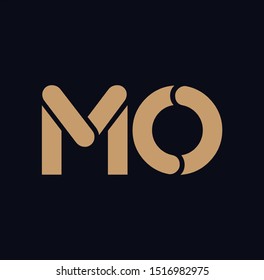 MO letter logo and designs