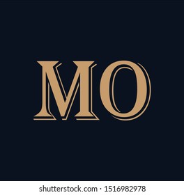 MO letter logo and designs