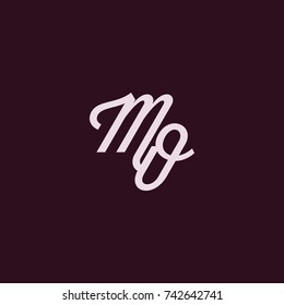 MO Letter Logo, Icon, Vector element design
