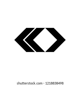 mo letter vector logo. ko letter vector logo