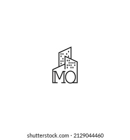 MO line concept logo in high quality professional design that will be best for companies related to real estate