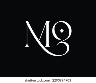 MO logo design template illustration