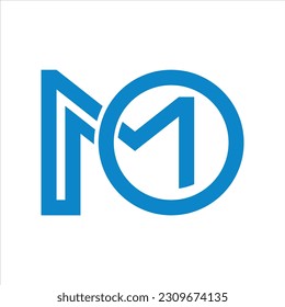 Mo logo, Vector, Initial modern, Symbols icon eps.10