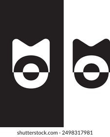 mo monogram letter logo design