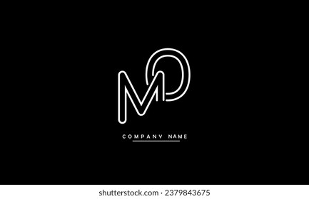 MO, OM Abstract Letters Logo Monogram