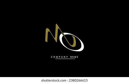 MO, OM Abstract Letters Logo Monogram