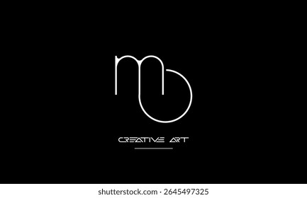 MO, OM, M, O abstrakte Buchstaben Logo-Monogramm