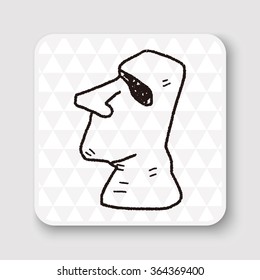 moai doodle