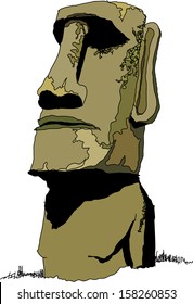 Moai statue