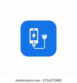 mobie device charge icon sign vector