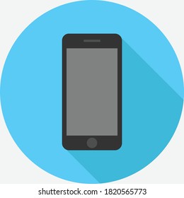 mobie phone flat icon design vector Eps10