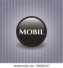 Mobil dark badge