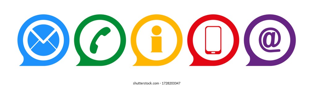 mobil icon on white background