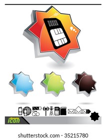 mobil icon set