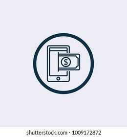 Mobil payment icon