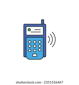 mobil phone vector type icon