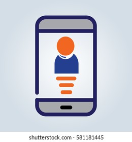 Mobile Account icon.