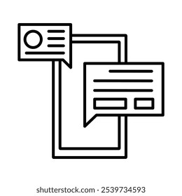 Mobile ads. Concept for advertising illustration.
