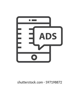Mobile Advertisement icon