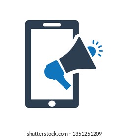 Mobile Advertising Icon