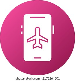 Modesymbolart für mobile Flugzeuge
