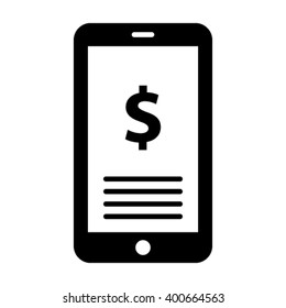 Mobile Analytics Icon - Vector