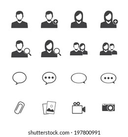 Mobile Aplication Chat Icons