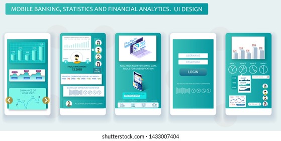 Mobile app design. Banking, payments, remittances and other materials. User interface design.