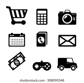 Mobile app design, vector illustration eps 10.