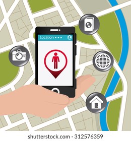 Mobile app design, vector illustration eps 10.