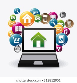 Mobile app design, vector illustration eps 10.
