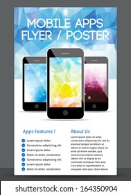 Mobile App Flyer And Poster Design