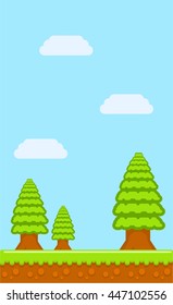 Mobile App Game Assets Background Classic Platformer