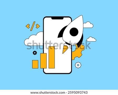Mobile app growth strategy with user acquisition, engagement and monetization. Digital marketing, ASO and analytics to boost app downloads. Retention and performance in competitive mobile app markets