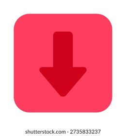Mobile app icon indicating a download feature for files or content.