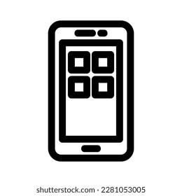 mobile app icon or logo isolated sign symbol vector illustration - high quality black style vector icons
