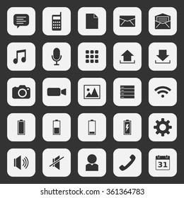 Mobile App icon set 7
