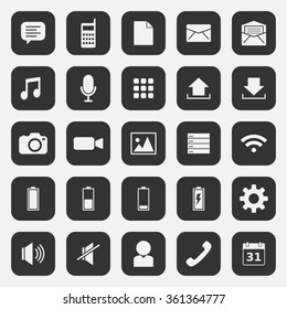 Mobile App icon set 8