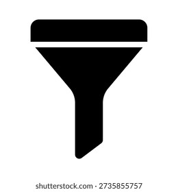 Mobile app icon symbolizing a filter feature for sorting content.