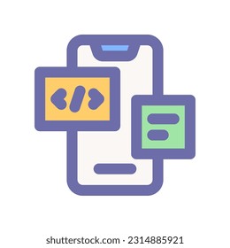 icono de aplicación móvil para tu diseño de sitio web, logotipo, aplicación, interfaz de usuario.