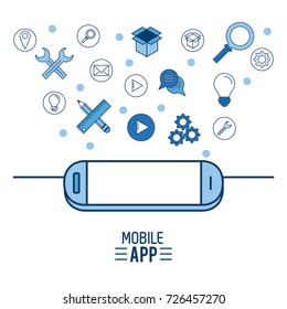 Mobile app infographic