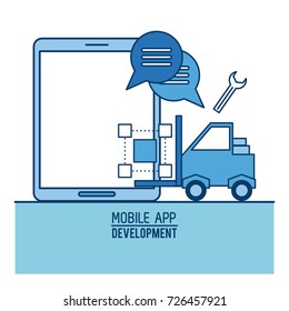 Mobile app infographic
