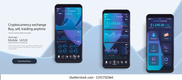 	
Mobile app infographic template with modern design weekly and annual statistics graphs. Pie charts, workflow, web design, UI elements. Vector EPS 10