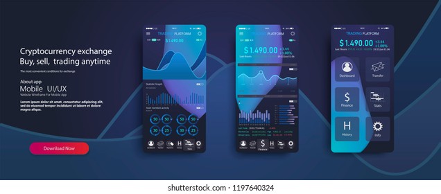 	
Mobile app infographic template with modern design weekly and annual statistics graphs. Pie charts, workflow, web design, UI elements. Vector EPS 10