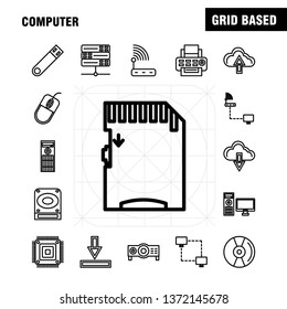 Mobile App  Line Icons Set For Infographics, Mobile UX/UI Kit And Print Design. Include: Microphone, Mic, Recording, Media, Share, Connectivity, Button, User Eps 10 - Vector