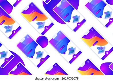 Mobile app onboarding screens. Menu vector banner template for mobile development. Web site design flat illustration