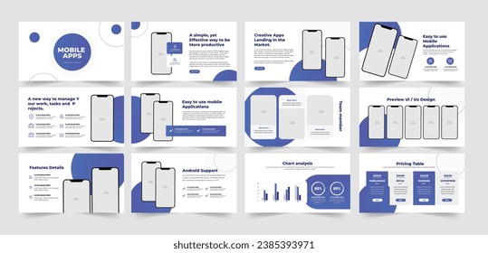 Mobile App Presentation Template Mobile App Presentation Slide