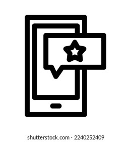 icono de clasificación de aplicaciones móviles o logotipo símbolo de signo aislado ilustración vectorial - iconos vectoriales de estilo negro de alta calidad
