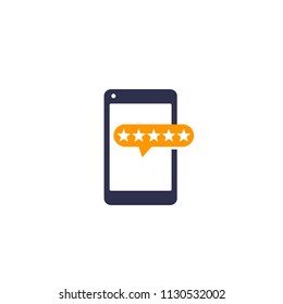 mobile app review icon