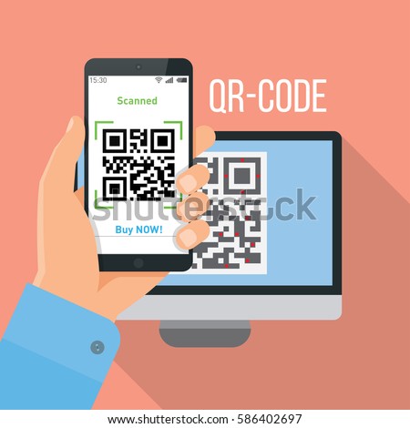 Mobile app for scanning QR-code.